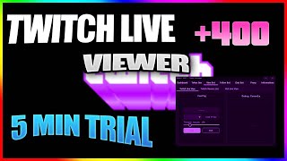 Twitch Live View Bot  Follow Bot  Chat Bot  Link in description [upl. by Glorianna]