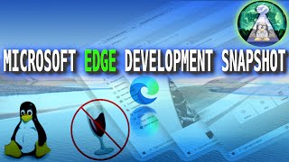 Microsoft EDGE  LINUX  Development snapshot  Przeglądarka www całkiem całkiem  Na Manjaro 20 [upl. by Ahgiela]