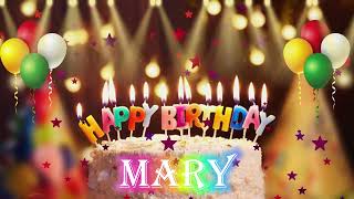 MARY happy birthday to you Happy birthday piano music [upl. by Lorraine]