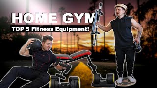 TOP 5 GERÄTE FÜR DEIN HOME GYM [upl. by Odnuges591]