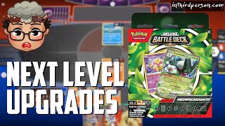 Upgrade the Meowscarada ex Deluxe Battle Deck  Pokemon TCG Deck List  Matches [upl. by Shuping]