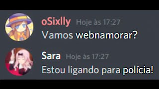 TENTANDO WEBNAMORAR NO DISCORD [upl. by Saihttam]