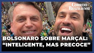 BOLSONARO SOBRE MARÇAL quotINTELIGENTE MAS PRECOCEquot [upl. by Naahsar]