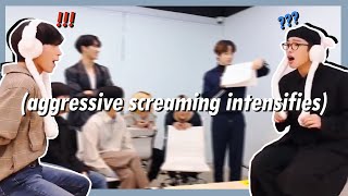 ateezs scream in silence game but make it chaotic [upl. by Anialem]