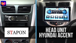 STAPON Android Head Unit for Hyundai Accent 20112018 [upl. by Kcirred533]