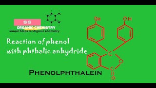 Reaction of Phenol with Phthalic anhydride Phenolphthalein  Organic Chemistry  Class12 [upl. by Llenaej]