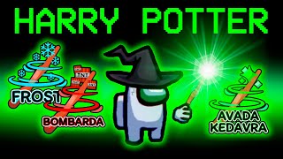 among us new HARRY POTTER role mod [upl. by Elleahcim888]