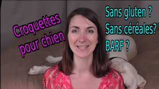 Croquettes  sans céréales  sans gluten  Barf  ce que mange Chuck [upl. by Aritak]