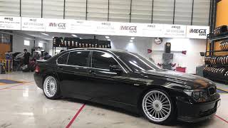 BMW Series 7 S7 กับยางแก้มเตี้ย แม็ก ALPINA 28530R21 [upl. by Wamsley]