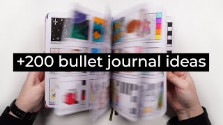 Bullet journal ideas MARATHON 💜 200 ideas for your bujo [upl. by Bertine]