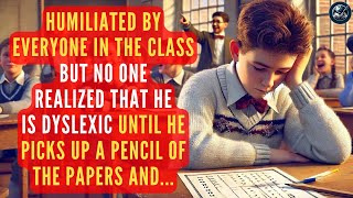 The Child Is Dyslexic But No One Notices So They Take Him For Stupid But One Day He [upl. by Alastair]