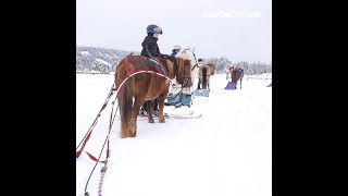 La Féclaz  Ski Joering [upl. by Hplar]