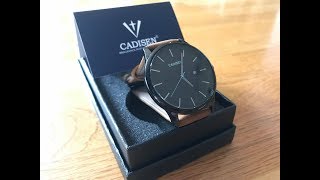 Unboxing Cadisen watch Review [upl. by Nosyarg]