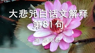 大悲咒白话文解释第81句  唵 悉殿都 [upl. by Nylicaj13]