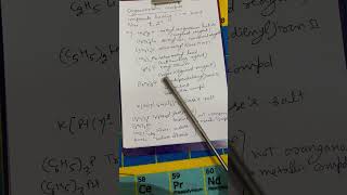 Organometallic compounds XII NEET JEE B Sc Part III organicchemistry chemistryconcept [upl. by Laikeze]