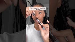 Fenty Icon Velvet Liquid Lipstick 💄 shorts grwm fentybeauty potd lippy uganda [upl. by Lynda322]