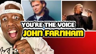 PLATINUM Ganster Rappers FIRST Time REACTION To John Farnham  Youre the Voice [upl. by Niuqram104]