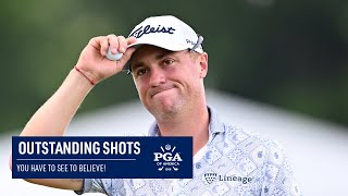 Golf Shots You Have To See To Believe  PGA Championship [upl. by Ardien]