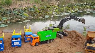 Working Experience Excavator Tip and Trick Huina 1593 Best Controller RC Excavators Huina 01 [upl. by Helprin690]