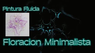 Pintura Minimalista con Acrílicos Fluidos y Pigmento Luminiscente Azul Verdoso 💚✨️ [upl. by Darrej]