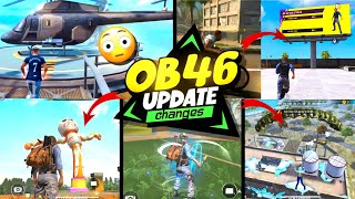 Top 25 Changes In Ob 46 Update  Free Fire New Update [upl. by Savell]