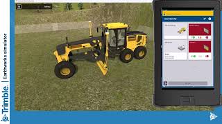 Trimble Earthworks  Simulator [upl. by Aleuname]
