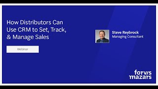 How Distributors Can Use CRM to Set Track amp Manage Sales [upl. by Bocock]