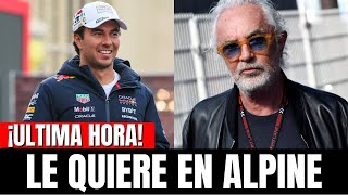 ¡CONFIRMADO BRIATORE QUIERE LLEVAR A CHECO PÉREZ A ALPINE EN 2025 [upl. by Lebazi]