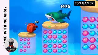 Fishdomdom Ads new trailer 18 update Gameplay hungry fish video [upl. by Zoellick]