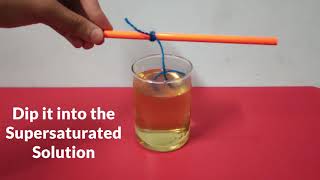 Crystallization  Experiment with sugar  Try at home Explanation [upl. by Limaj]