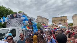 Défilé de la 30e édition de la Marche des Fiertés à Montpellier [upl. by Zachery141]