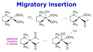 Organometallic Reactions Part 4 Migratory Insertions [upl. by Alacim]