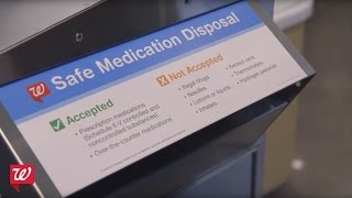 Walgreens Announces Safe Medication Disposal Kiosks and Easier Access to Naloxone [upl. by Ibbor]