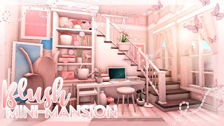 Blush Mini Mansion  135k Roblox  Bloxburg  Speedbuild [upl. by Harmon923]