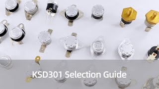 HCET KSD301 customized bimetal disc thermostat bimetallic thermal switch with TUV CE certification [upl. by Ohs680]