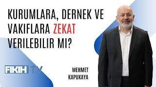 Kurumlara Dernek ve Vakıflara Zekat Verilebilir mi [upl. by Nanyt]