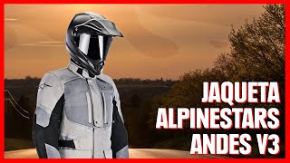 REVIEW  JAQUETA ALPINESTARS ANDES 3  MOTOSPRINT [upl. by Elleret611]