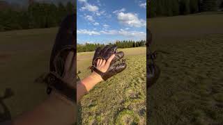 Playing catch with vintage baseball glove [upl. by Nnaihs396]