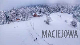 Z Rabki na Maciejową dronem [upl. by Edelson689]