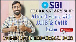 SBI CLERK SALARY SLIP AFTER JAIIB amp CAIIBApril 2023sbija sbipo ibpsclerk ibpspo ibpsrrbpo [upl. by Ainwat]