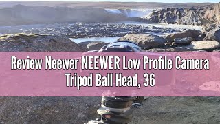 Review Neewer NEEWER Low Profile Camera Tripod Ball Head 36mm Metal Panorama Ball Head Compatible w [upl. by Nitsirc]