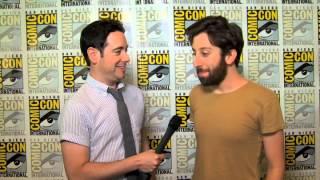 ComicCon 2012  Simon Helberg Interview [upl. by Nitsed470]