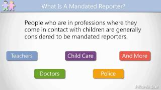 What Is A Mandated Reporter [upl. by Haven]