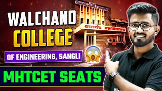 Walchand College of Engineering Sanglii  MHTCET Seats [upl. by Alleuqram331]