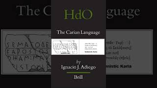 The Carian Language language books ancienthistory hellenistic greeklanguage cuneiform [upl. by Kciredec]