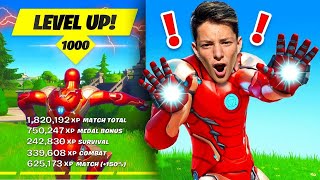 SBLOCCO IRON MAN SKIN FINALE LIVELLO 100 SEASON 4 😱 Fortnite [upl. by Dell303]