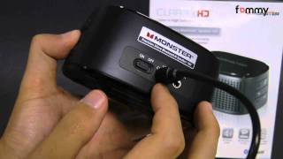 Monster Precision Micro Bluetooth Speaker 100 Review in HD [upl. by Abeh]