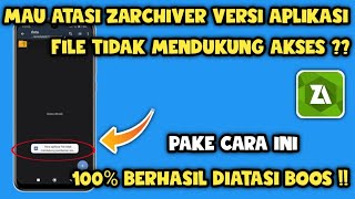 Cara mengatasi Zarchiver akses Ditolak terbaru 2024  Cara zarchiver akses ditolak [upl. by Tnerb]