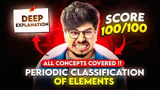 PERIODIC CLASSIFICATION OF ELEMENTS ONE SHOT CLASS 11 CHEMISTRY 🔥 CLASS 11 CHEMISTRY ONE SHOT [upl. by Remo]