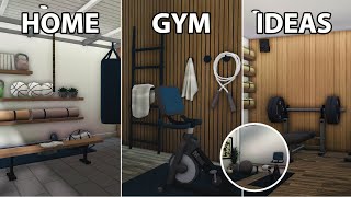 REALISTIC BLOXBURG HOME GYM IDEAS  TUTORIAL AND IDEAS [upl. by Nollie]